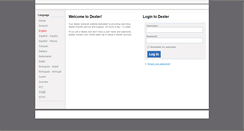 Desktop Screenshot of dexdealer.com