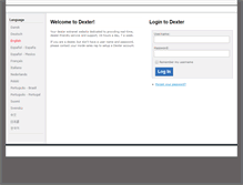 Tablet Screenshot of dexdealer.com